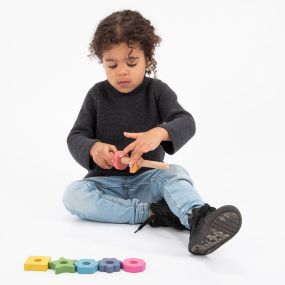Rainbow Wooden Shape Twister 