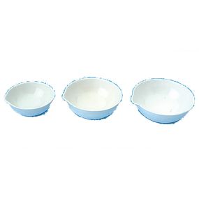 Basin, Evaporating, Porcelain, Round Bottom with Spout, 100ml (Pack 10)