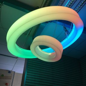 LED Colour Changing Ceiling Ring : Large - 100cm