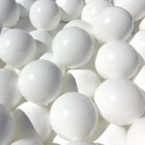 75mm Plastic Balls White | Creative Activity