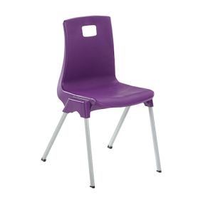 Metalliform ST Chair Seat height 460mm Purple