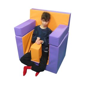 Armchair with Support & Headrest - Blue| Multi-Sensory Environments | Creative Activity