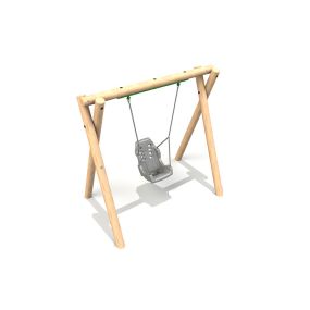 Timber Swing Range - 1 Inclusive Seat | Creative Activity