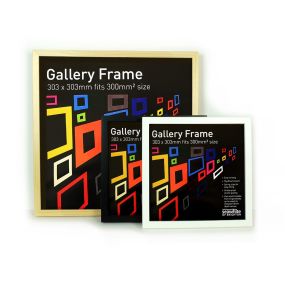30cm Square Mounting Frame Black Finish | Creative Activity