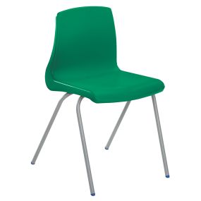 Metalliform NP Chair Seat Ht 310mm Green Black Frame