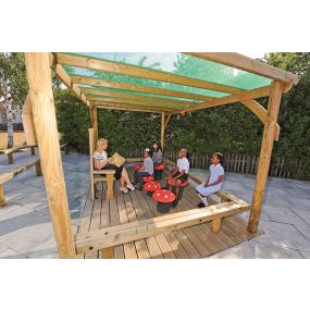 Pergola with Shade Roof - 3000mm x 2000mm | Creative Activity