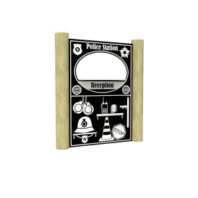 Large Role Play Activity Panels - Police Station Panel with 2x posts | Creative Activity
