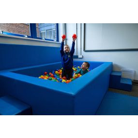 Four Sided Free Standing Ball Pool H72.5 x 220cm Square | Creative Activity