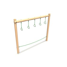 Double Trapeze Swing Trim Trail  | Creative Activity