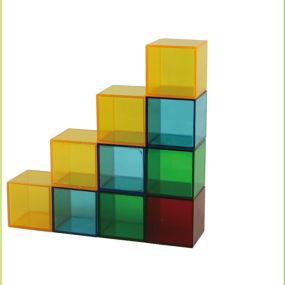 Translucent Cubes Construction Set 
