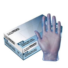 Gloves, Vinyl, Supertouch, Powder Free, Medium (Pack 100)
