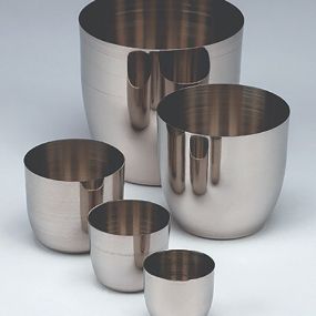 Stainless Steel Crucible 35mm Diameter – 25ml x 10pcs