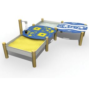 S5 - Two troughs with pulley