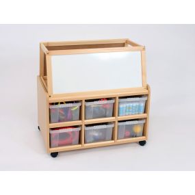 Storage Unit with Easel with Trays | Creative Activity