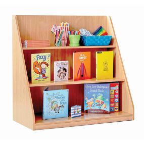 2 Shelf Library Unit - W1040 x D500 x H850mm | Creative Activity