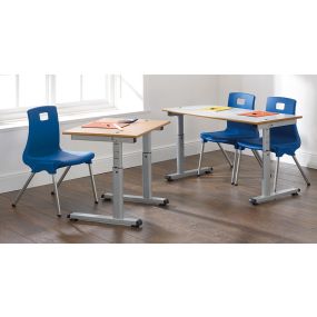 Access Height Adjustable Desk 750 X 600mm MDF Edge | Creative Activity
