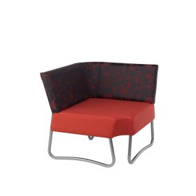 City 90 Degree Internal Corner Seat With Back | Creative Activity