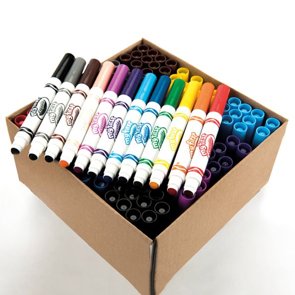 Crayola Mini Kids First Markers Assorted 144pk | Creative Activity