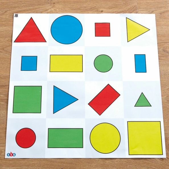 Bee-Bot® 2D Shapes, Colour and Size Mat