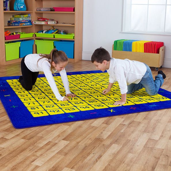 Giant 100 Number Squares Mat 2 x 2m Multiplication | Creative Activity