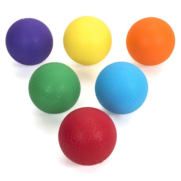 Rubber Playground Balls 6pk | Creative Activity