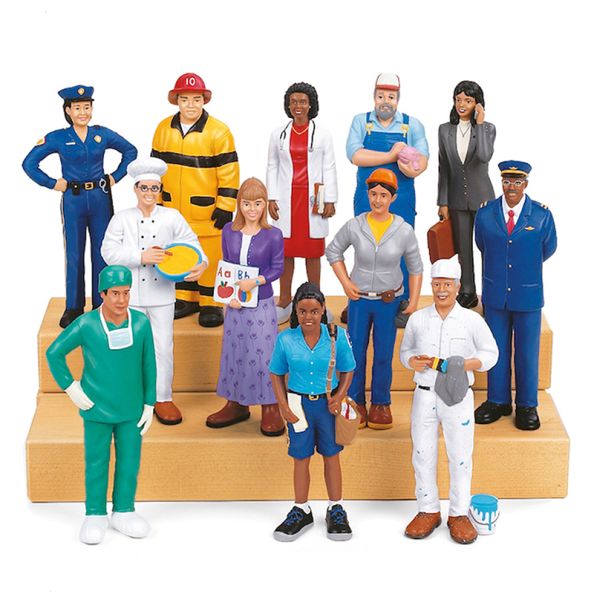 Small World Plastic Community Block People | Creative Activity