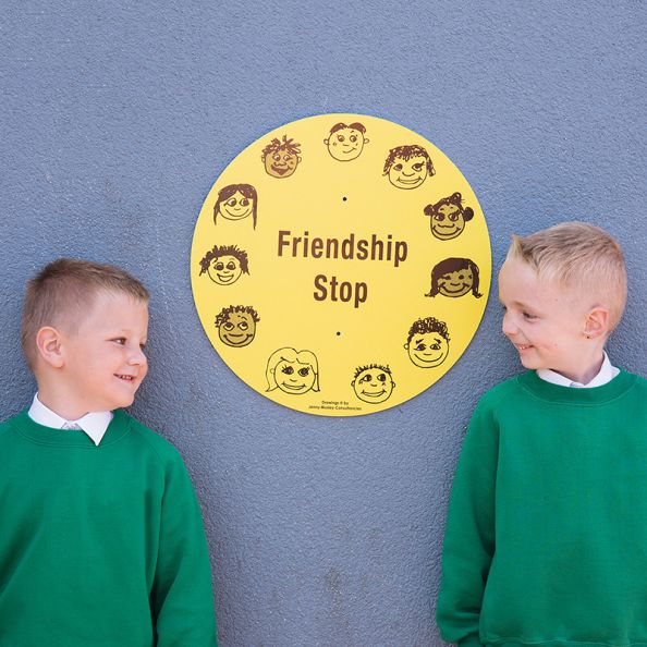 Friendship Stop Playground Sign | Creative Activity