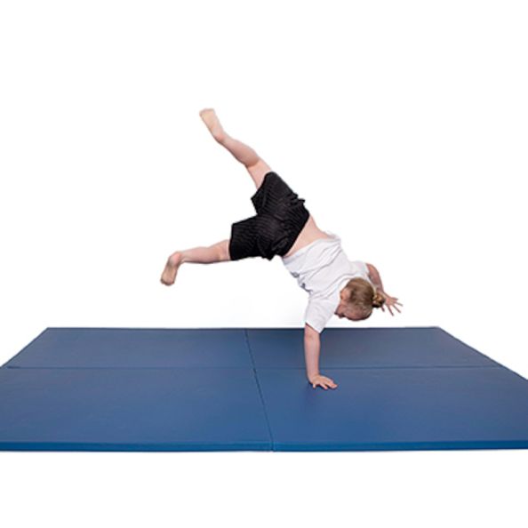 Super Blend Gym Mats Blue H1.25in x W3ft x L4ft