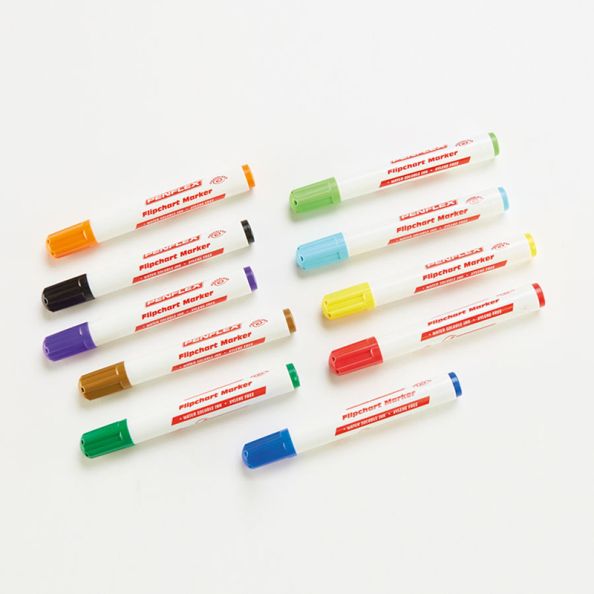 Assorted Flip Chart Markers 10pk | Creative Activity
