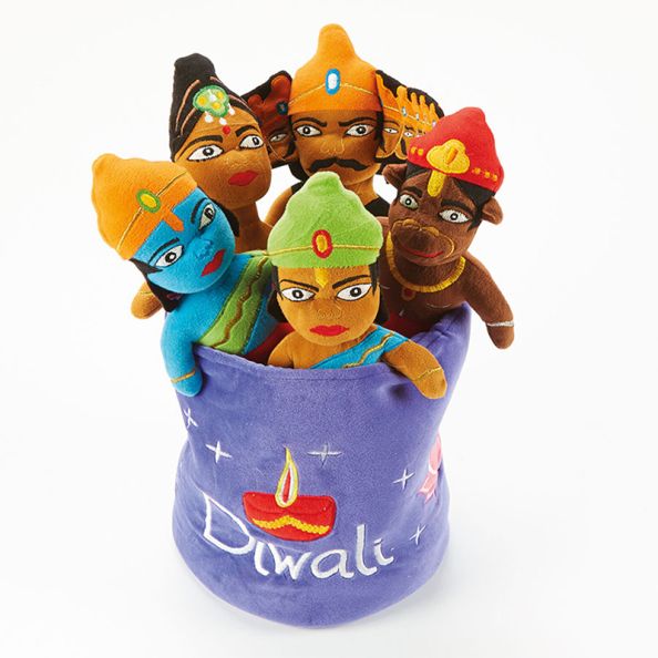 Washable Diwali Festival Story Basket 8pcs | Creative Activity