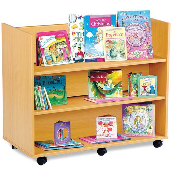 Double Sided Book Display Unit W/ Shelves | Creative Activity