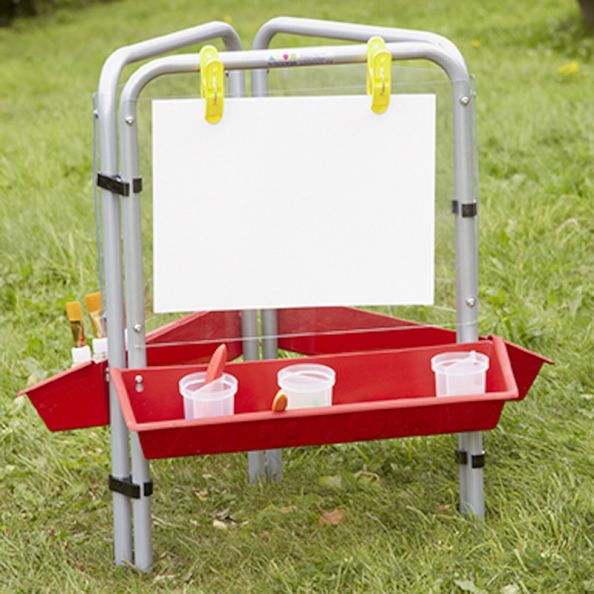 Outdoor Easy Clean Toddler Painting Easel | Creative Activity