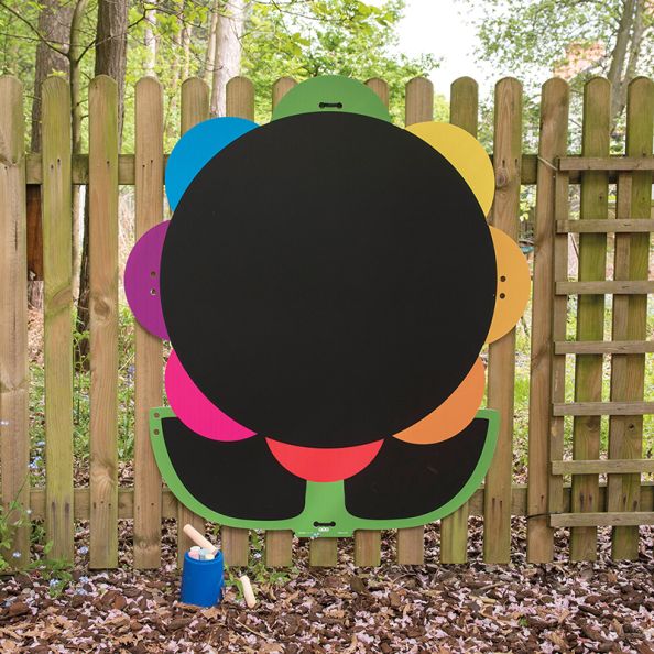 Giant Mark Making Chalkboard Daisy | Creative Activity