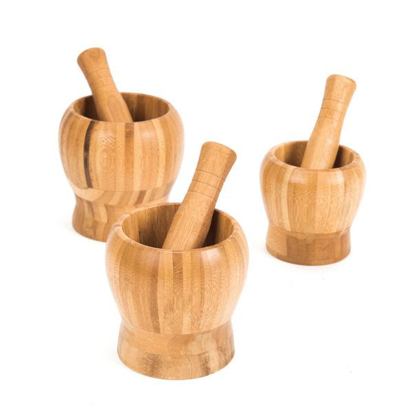 Wooden Pestle and Mortar 3pk | Creative Activity