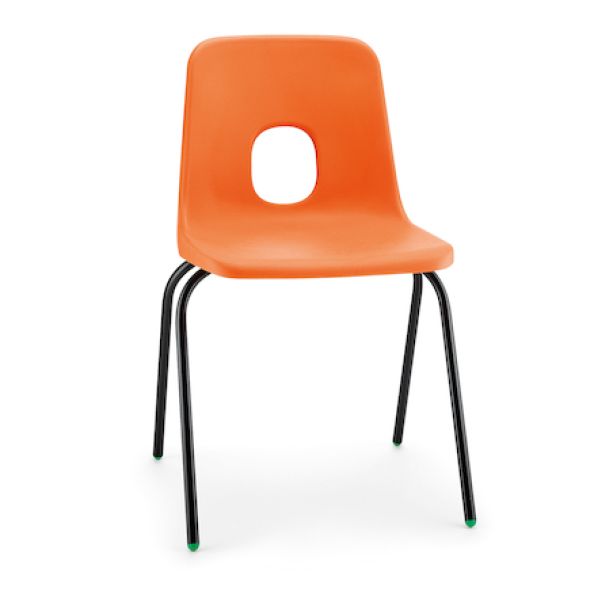 Hille Series E Class Chairs Seat height 350mm Orange | Creative Activity
