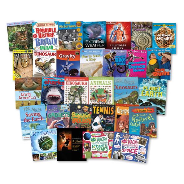KS2 Non Fiction Library Books 30pk | Creative Activity
