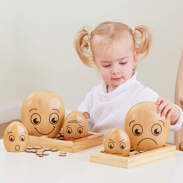Emotions Wooden Pebble Family | Creative Activity