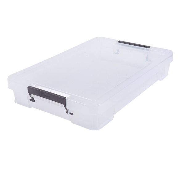 Clear Plastic Shallow Storage Boxes | Creative Activity