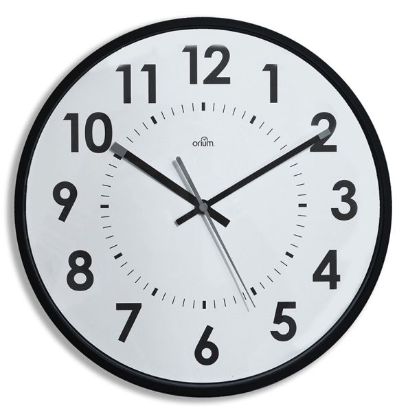 Silent Clock 30cm White | Creative Activity