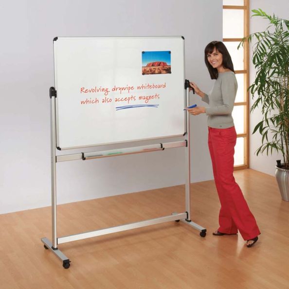 Mobile Rotating Magnetic Whiteboard | Creative Activity