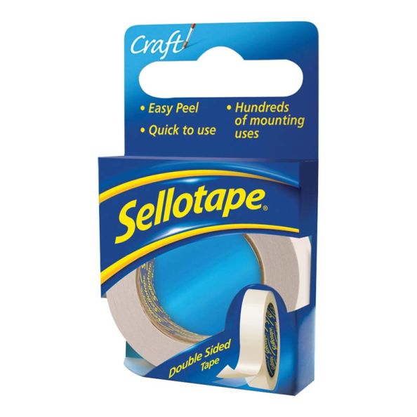 Sellotape Double-Sided Sticky Tape 33m