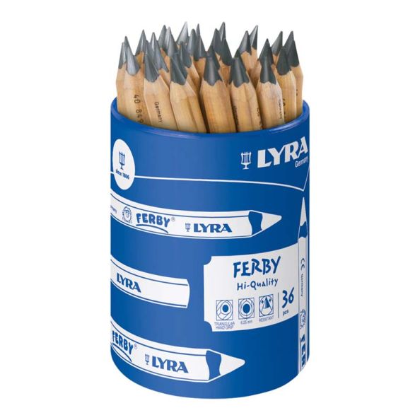 Lyra Half Length Graphite Pencils Tub 36pk | Creative Activity