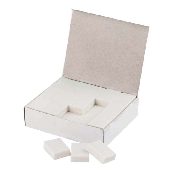 Plain White Pencil Erasers 32 x 23 x 10mm 450pk | Creative Activity