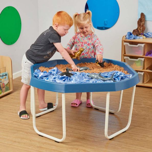 Adjustable Active World Tuff Tray Stand Cream Single | Creative Activity