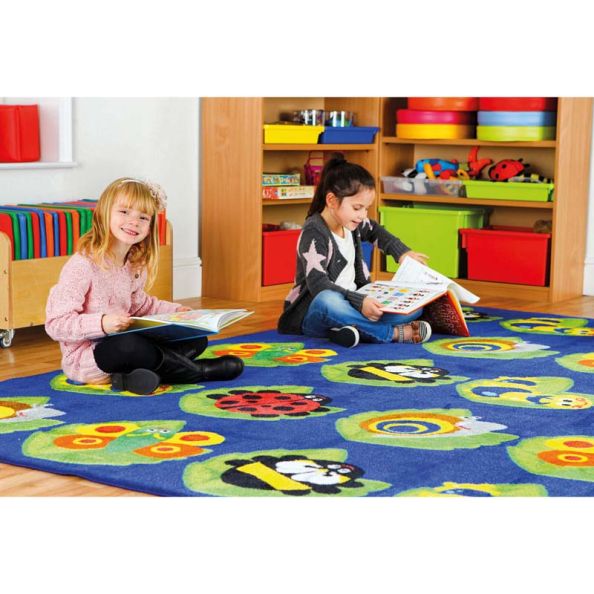 Back to Nature Square Bug Placement Carpet 3m x 3m | Creative Activity