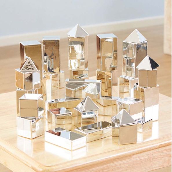 Metallic Assorted Mini Blocks | Creative Activity