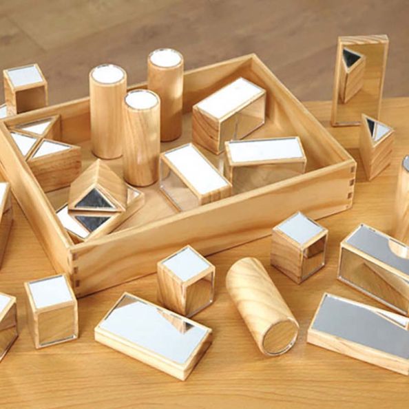 Marvellous Mirror Construction Blocks 25pk | Creative Activity