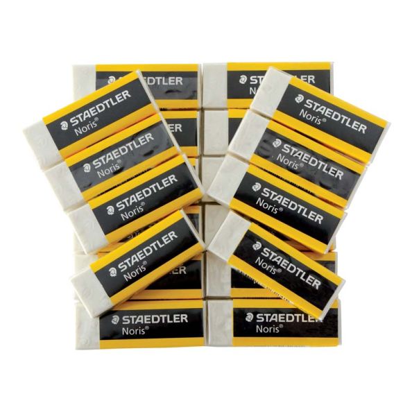 STAEDTLER Noris Erasers 20pk | Creative Activity