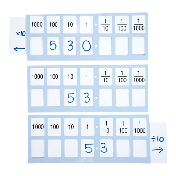 Wipe Clean Place Value Slider Th