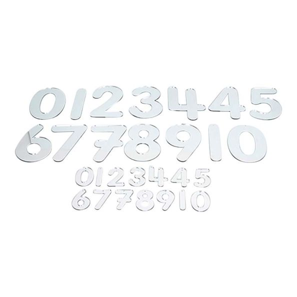 Mirror Numbers Collection H168mm | Creative Activity